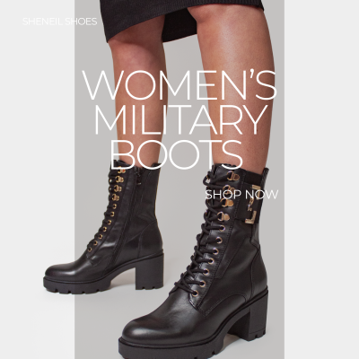 Buy Chunky lace up military boots and combat boots for Women Ireland