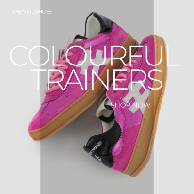 Women's colour pop trainers collection. Browse our range of colourful impactful sneakers.