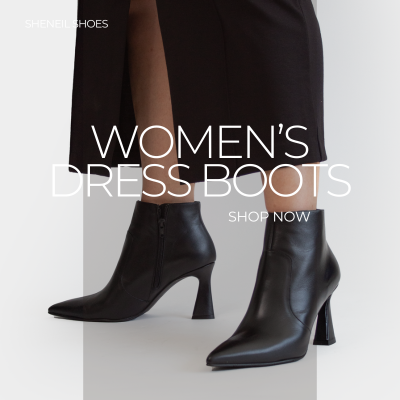 Photo: Dressy ankle boots for women that are comfortable in Ireland.