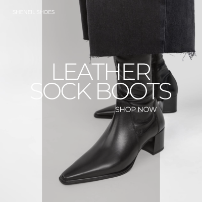 Buy Women's comfortable Leather sock boots in Ireland