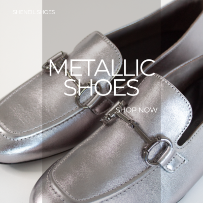 Buy metallic shoes and heels online in Ireland at Sheneil Shoes. The one stop shop for comfortable high quality Women's footwear