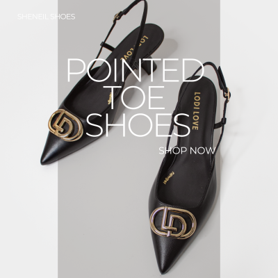 Pointed toe flats and heels for Women