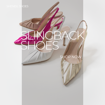 Sling-back shoes and heels collection