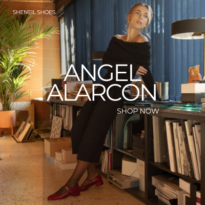 Photograph: Angel Alarcon shoes on model, shop online in Ireland