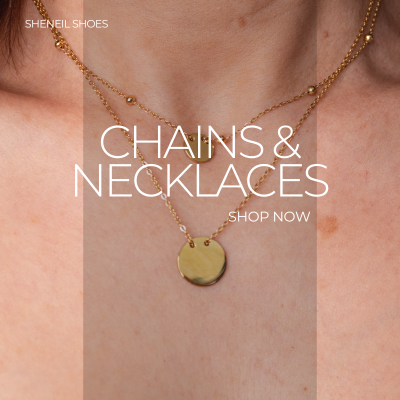 Ladies chains & necklaces in tarnish resistant gold & silver in Ireland