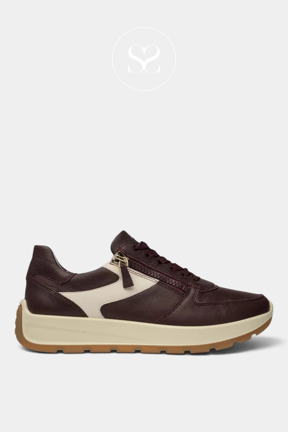 ARA Wine and Cream Wedge Trainer — 12-25112