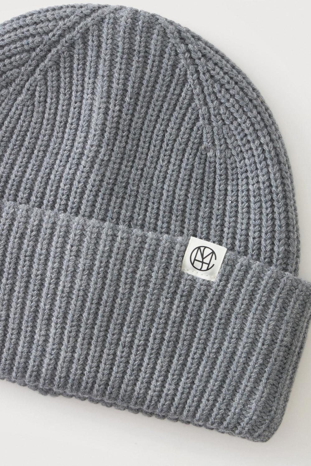 MOSS COPENHAGEN Light Grey Beanie Hat - Rachelle