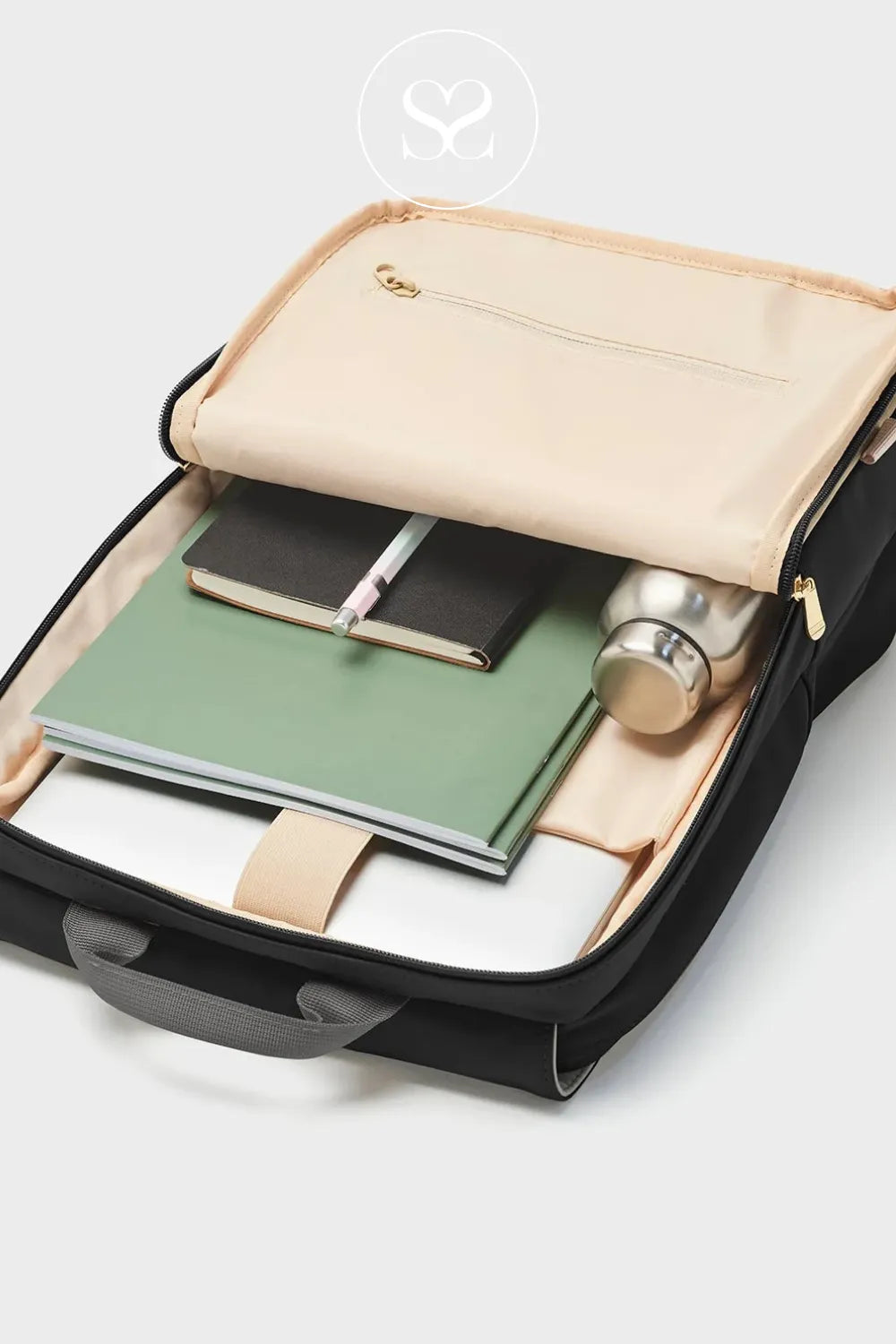 CLUSE BLACK/GREY REVERSIBLE BACKPACK CX03501