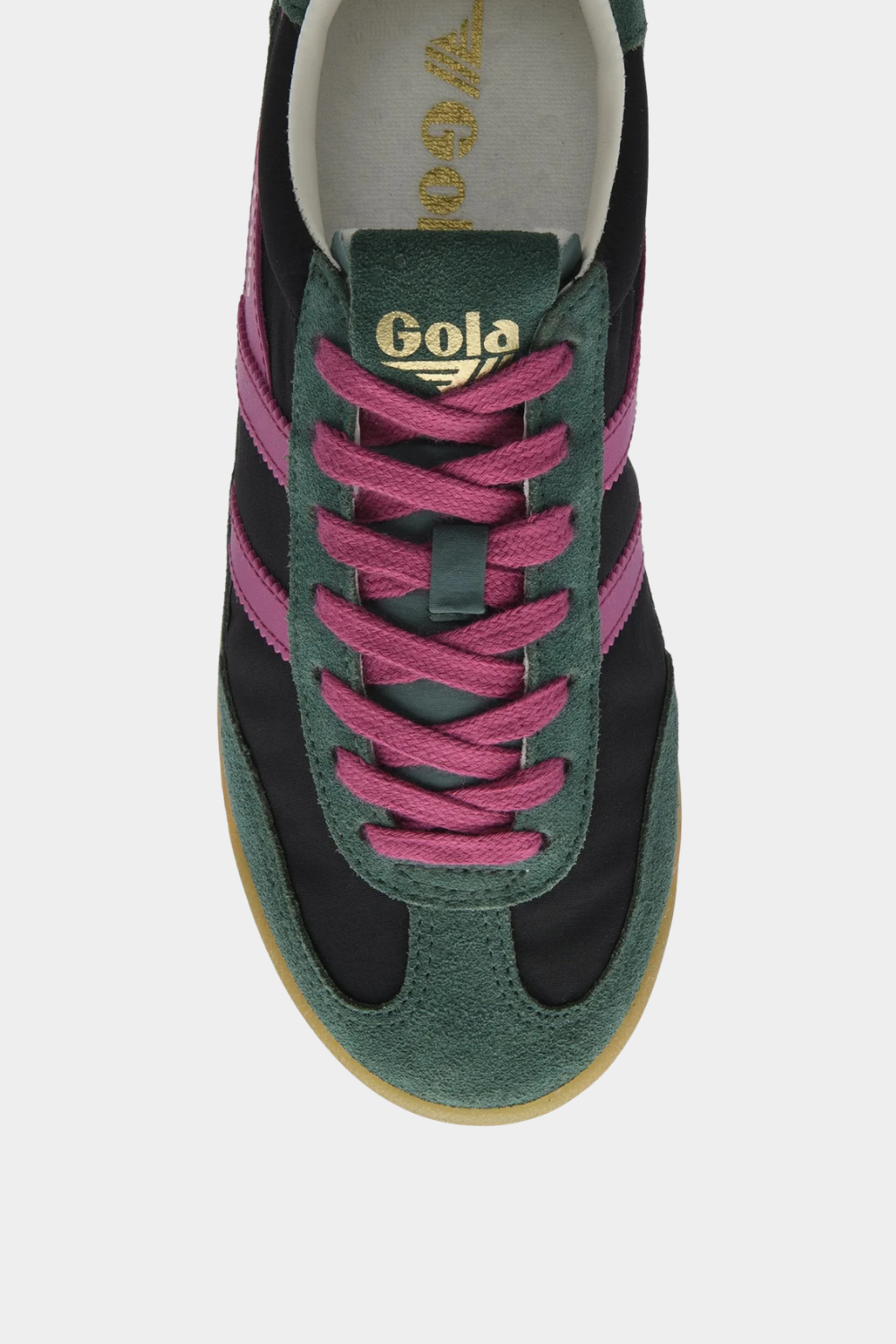GOLA Retro Green/Black Trainers - FIREFLY ireland