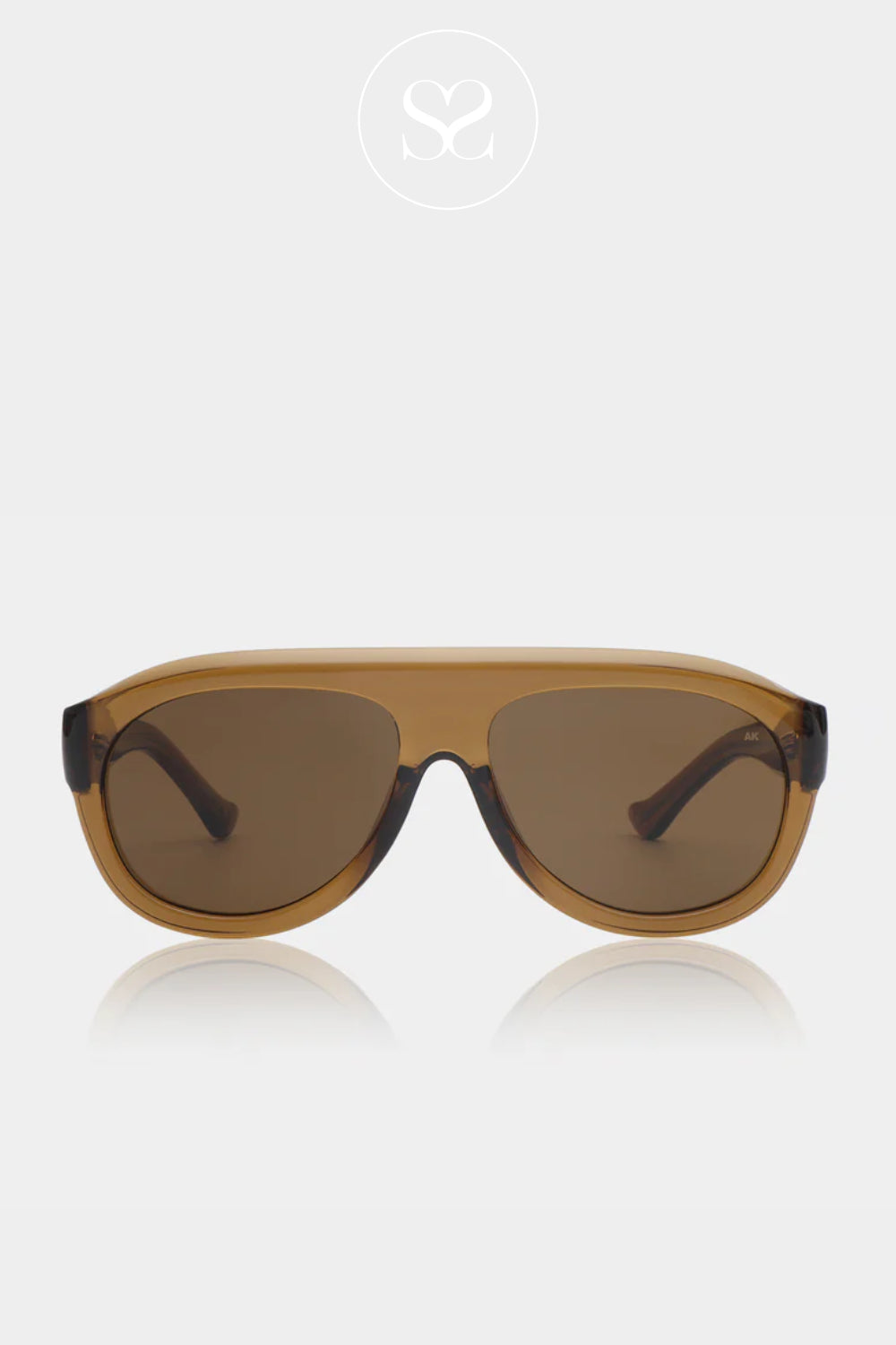 A.KJAERBEDE Smoke Transparent Sunglasses -Rio