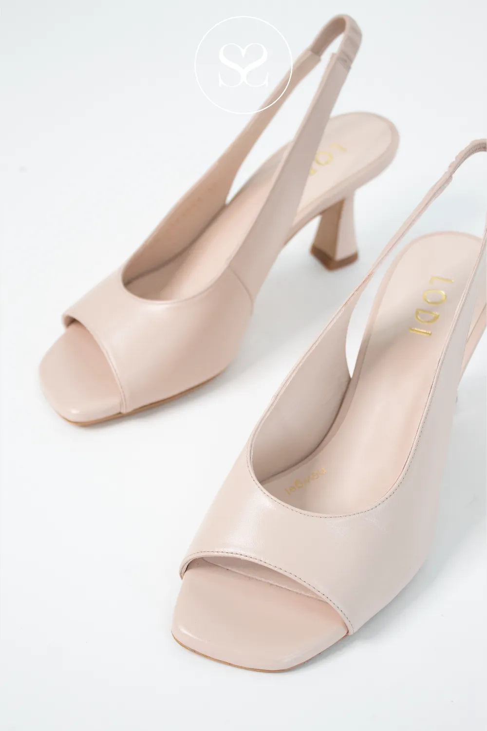 LODI Nude Slingback Sandals - LUDVIG Soft gel-cushioned insole providing premium comfort with every step.