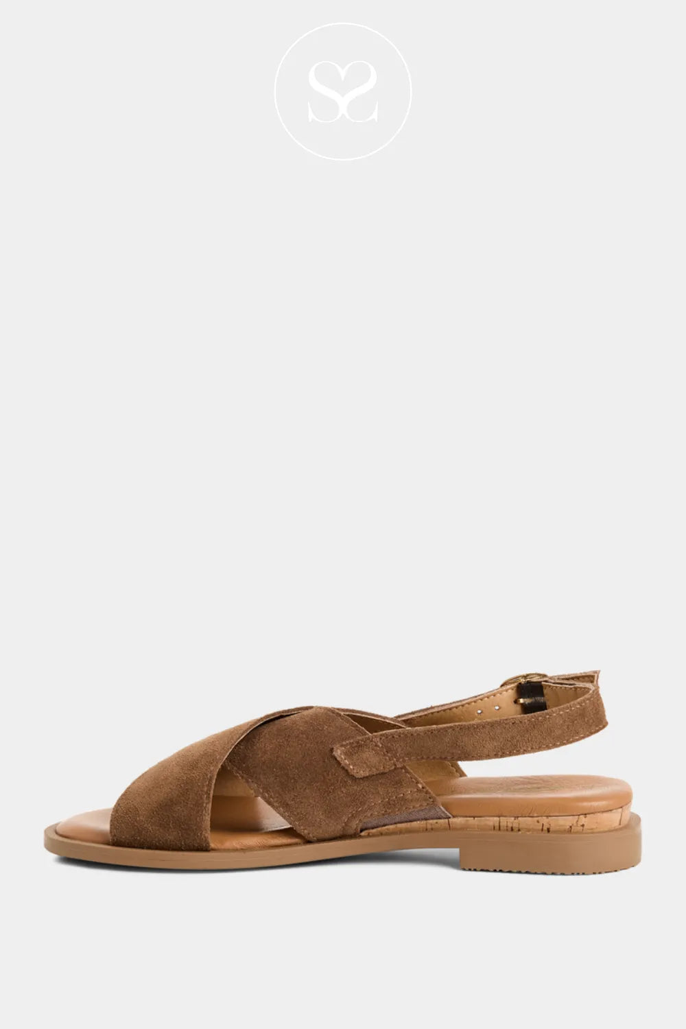 Tamaris Brown Slingback Sandals - 1-28102-44
