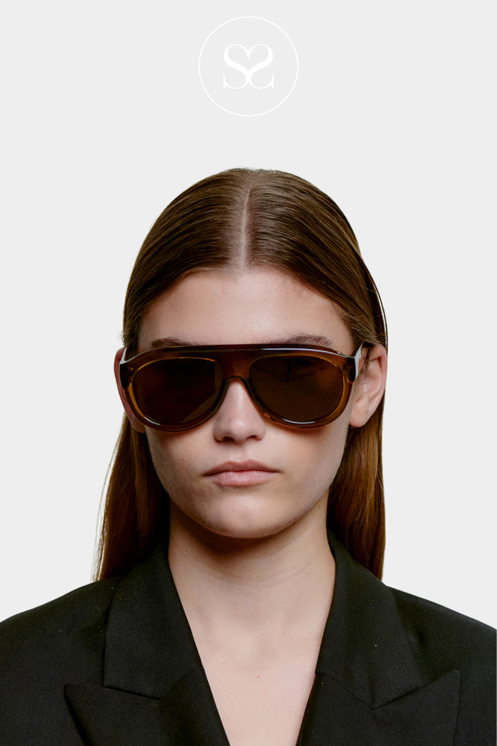 A.KJAERBEDE Smoke Transparent Sunglasses -Rio Ireland