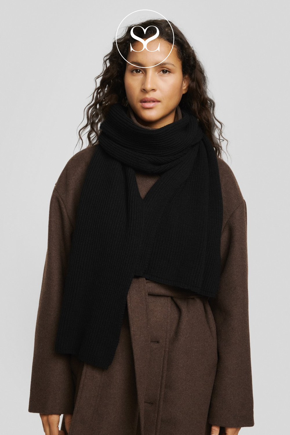 MSCH Back ribbed scarf - Rachelle