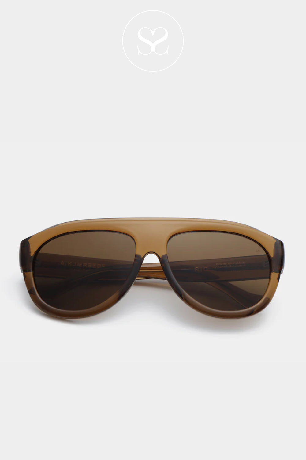 A.KJAERBEDE Smoke Transparent Sunglasses -Rio