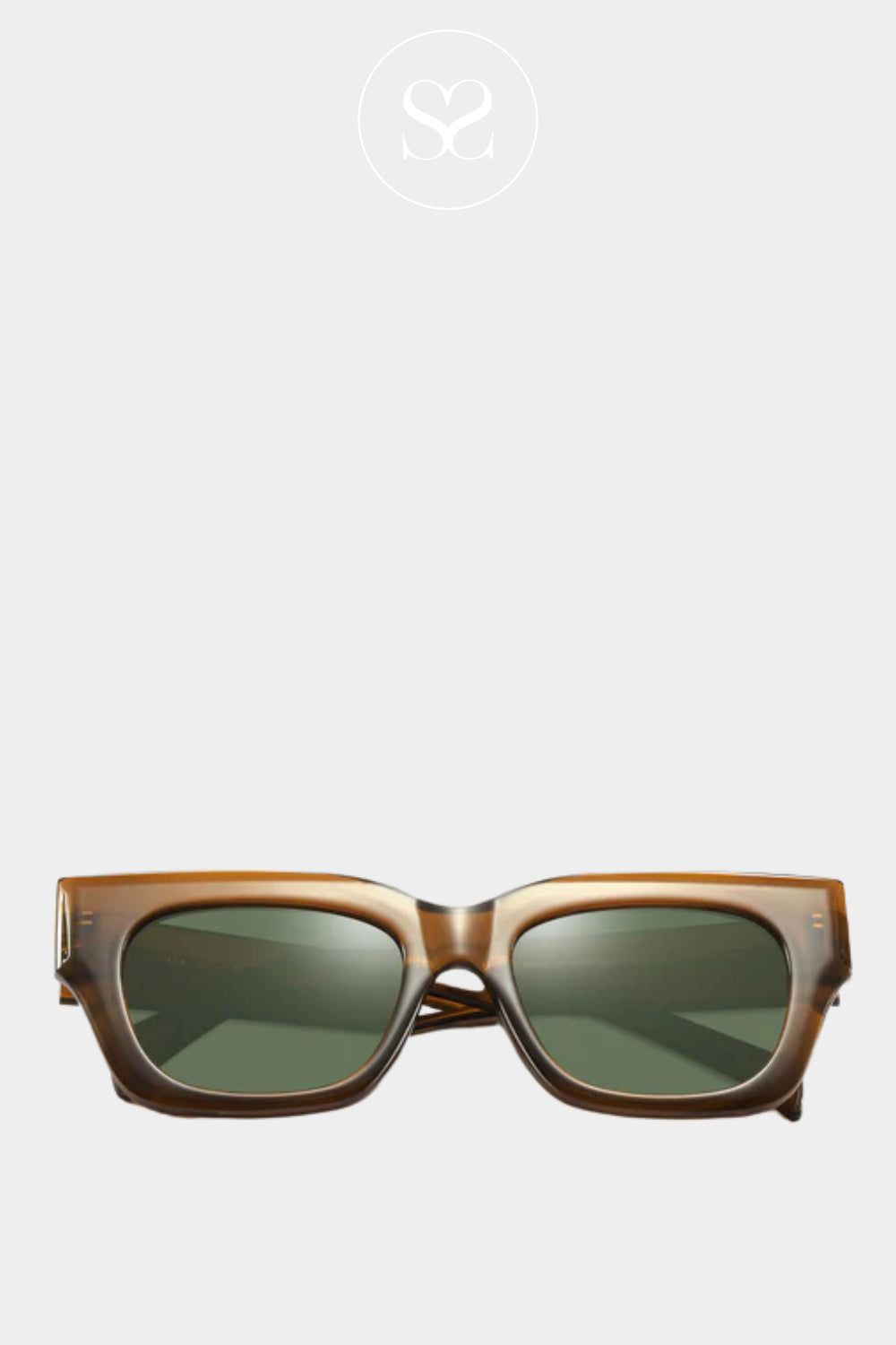 Eco Shades Brown Sunglasses- Elia