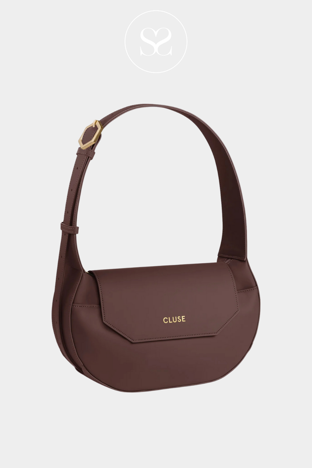 CLUSE DARK BROWN CROSSBODY BAG - CX04904