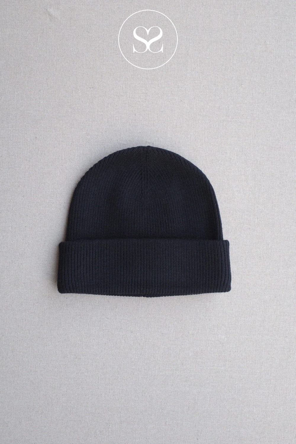 Boii Black Knitted Beanie Hat- Busse Ireland