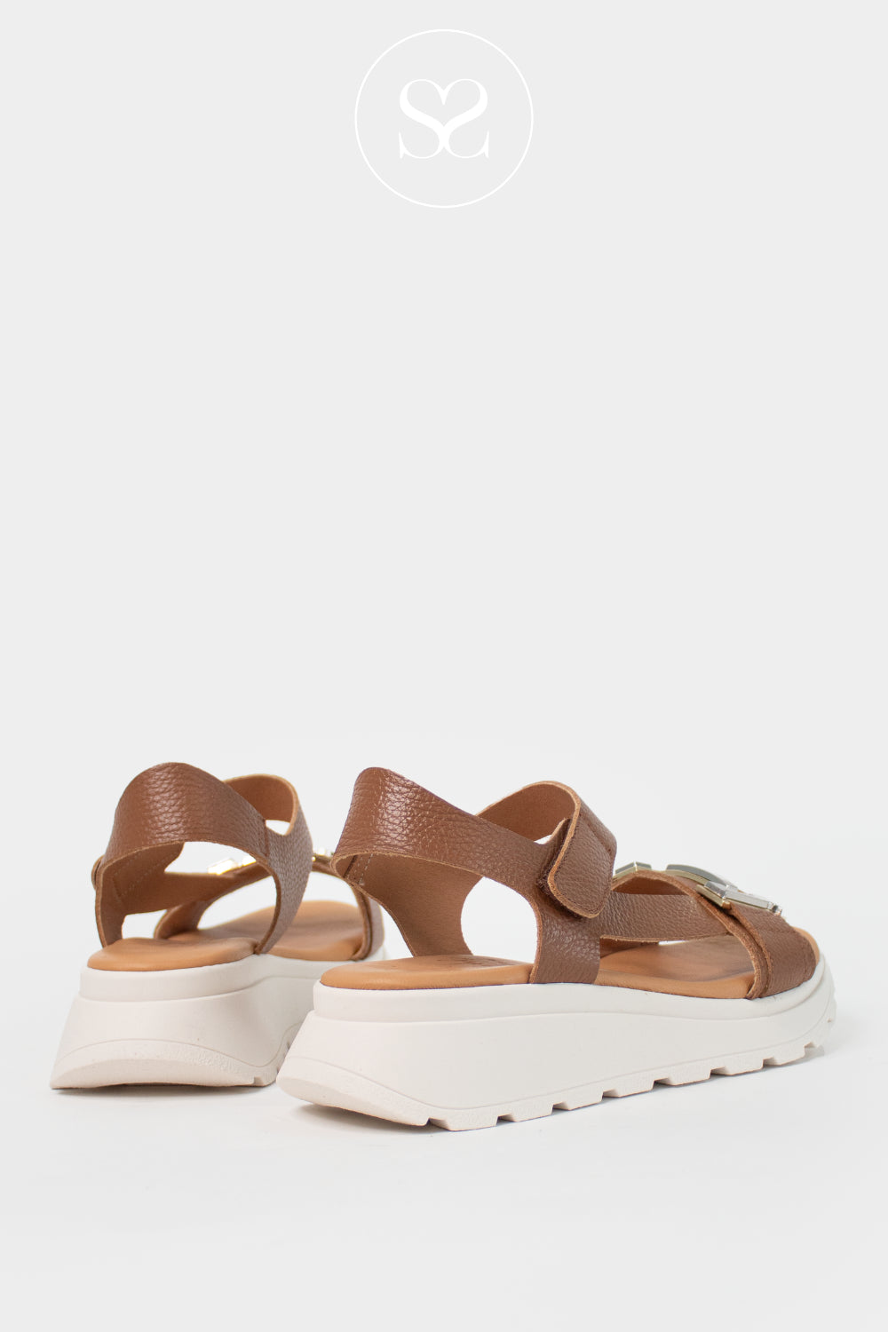 Oh My Sandals Tan Walking Sandals 5953