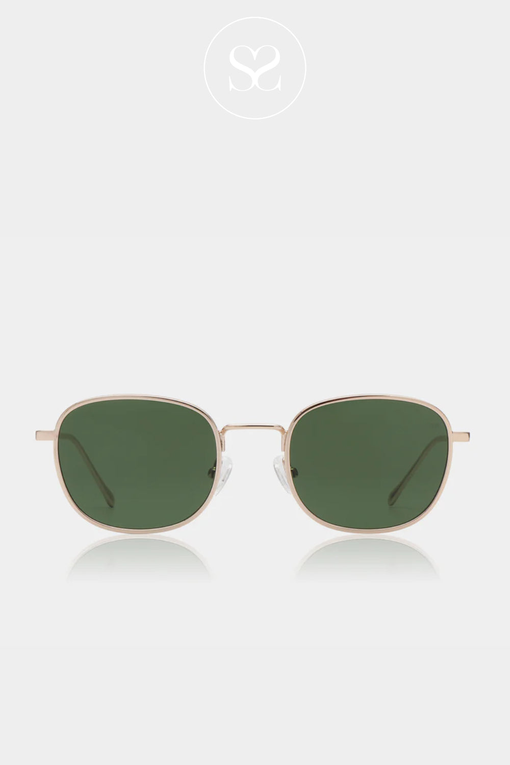 A.KJAERBEDE Gold Sunglasses - Hello
