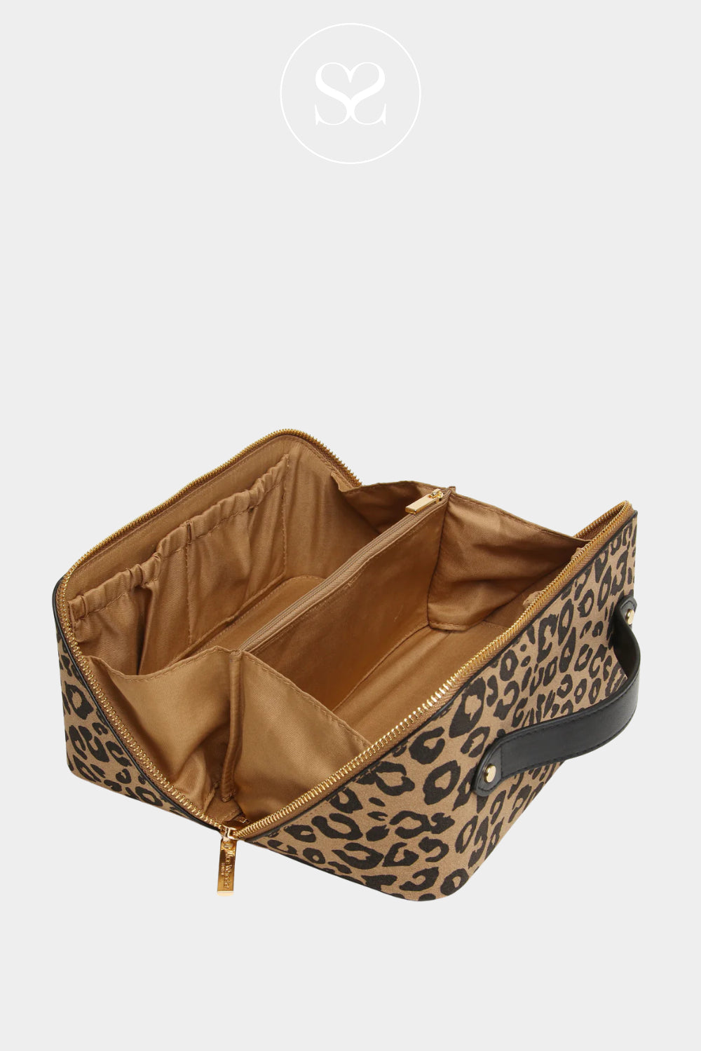 ALICE WHEELER LEOPARD TRAIN MAKEUP CASE AW0333