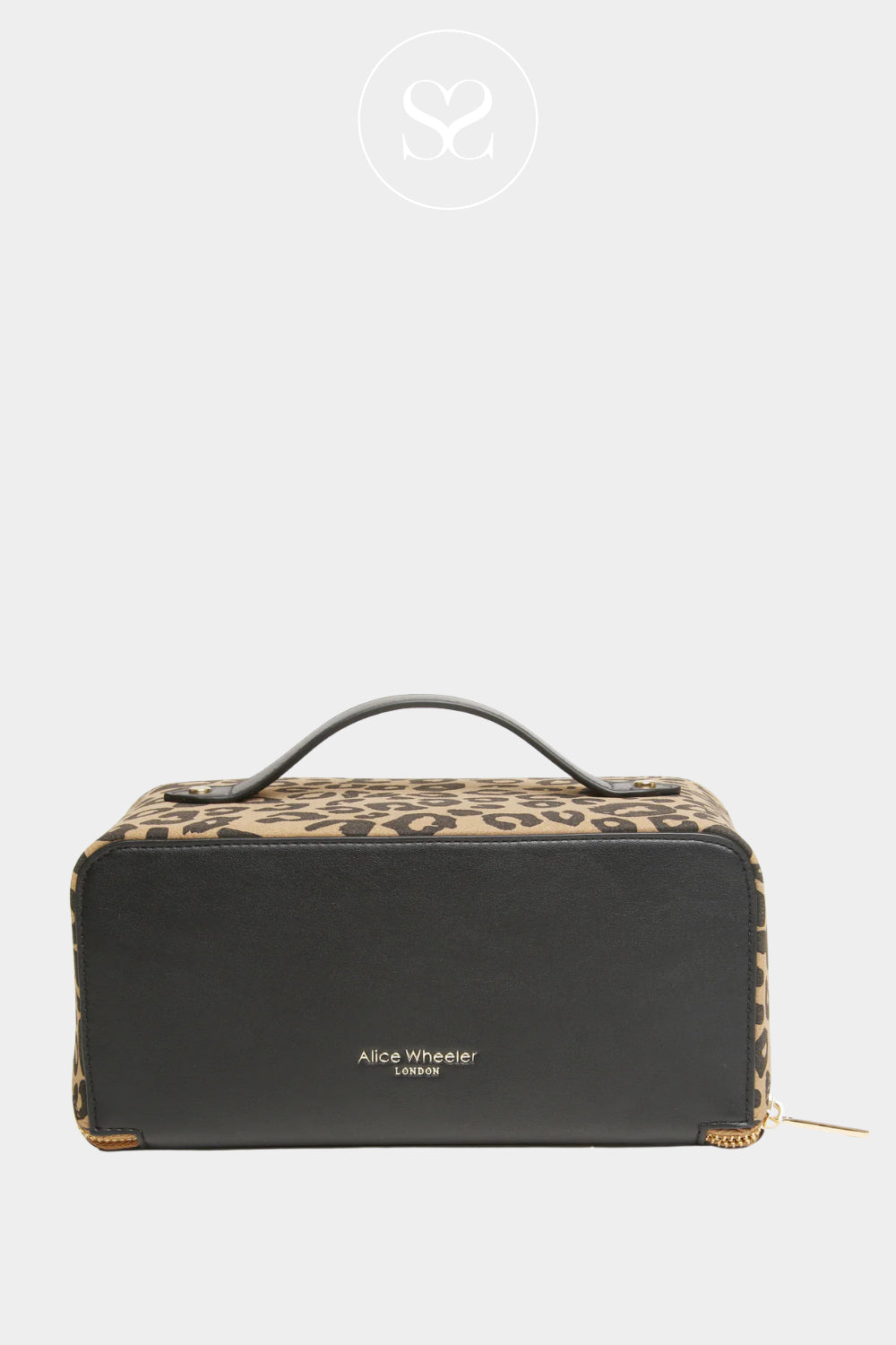 ALICE WHEELER LEOPARD TRAIN MAKEUP CASE AW0333