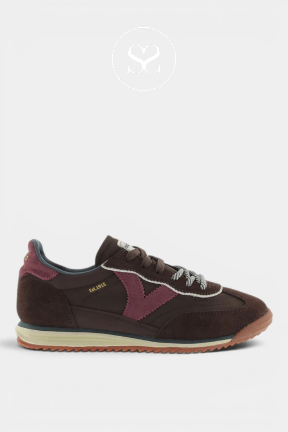 Victoria Brown Retro Trainers - 1158113 for Women _ ireland