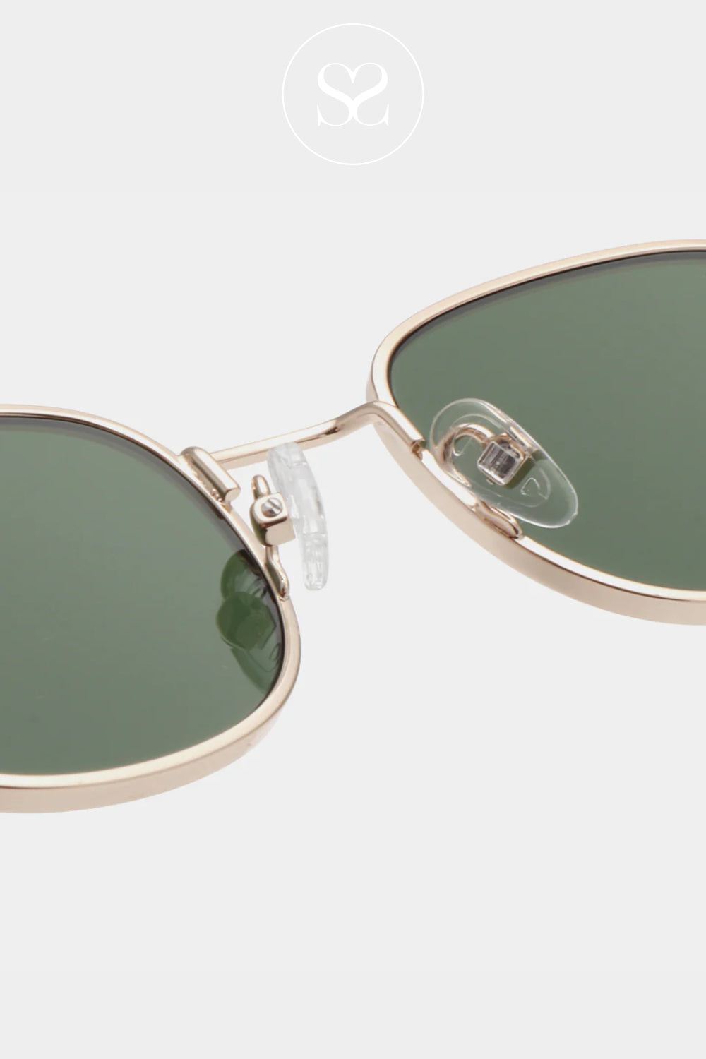 A.KJAERBEDE Gold Sunglasses - Hello