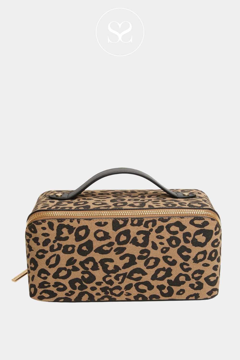 ALICE WHEELER LEOPARD TRAIN MAKEUP CASE AW0333