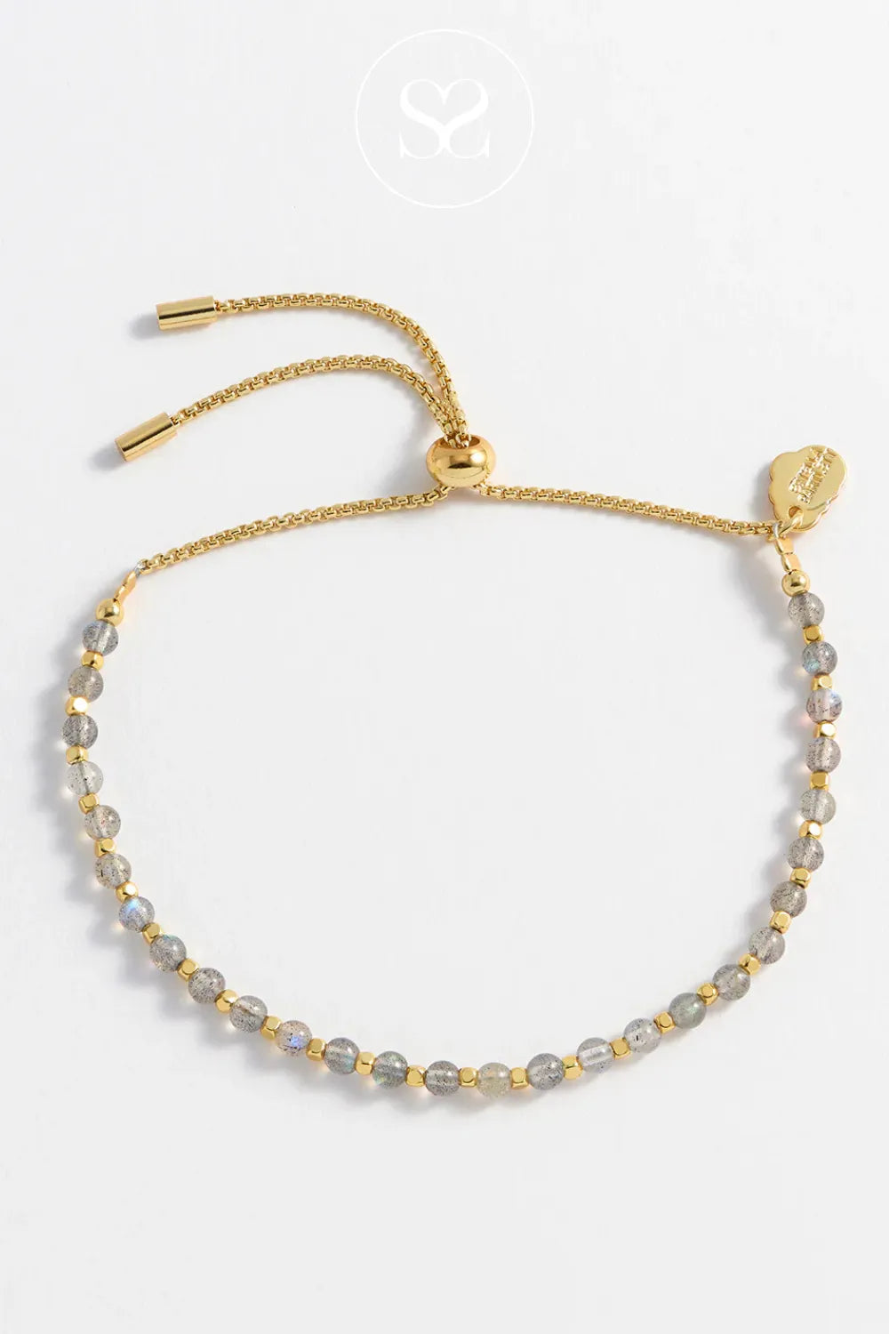 ESTELLA BARTLETT LABRADORITE GEMSTONE AMELIA BRACELET EBB5946G