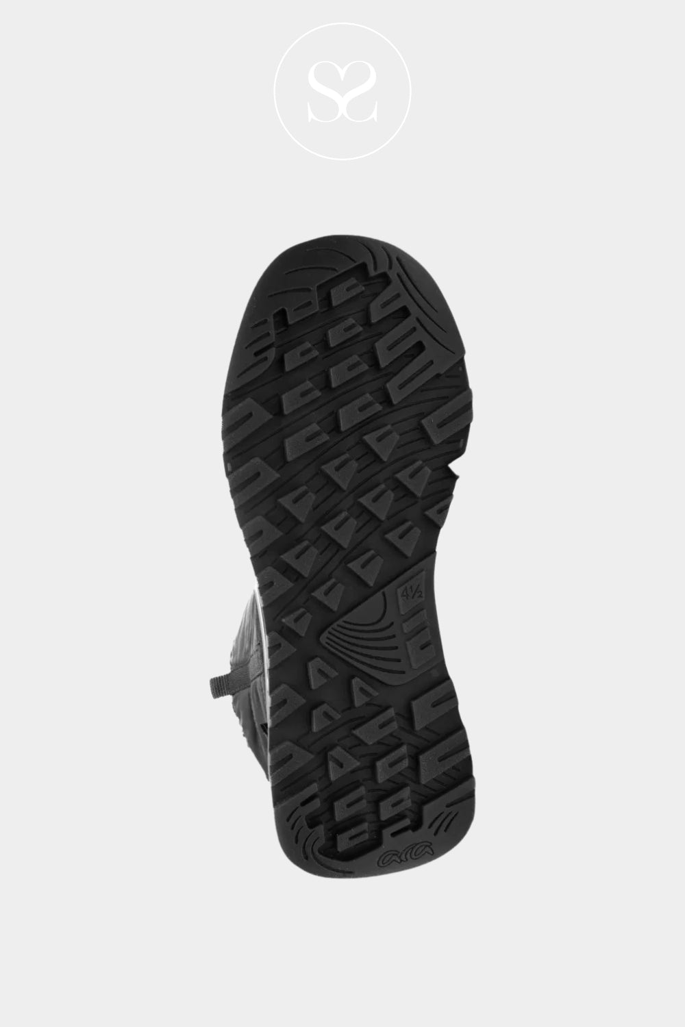 ARA BLACK GORE-TEX TRAINER BOOTS WITH RUBBER GRIP SOLE