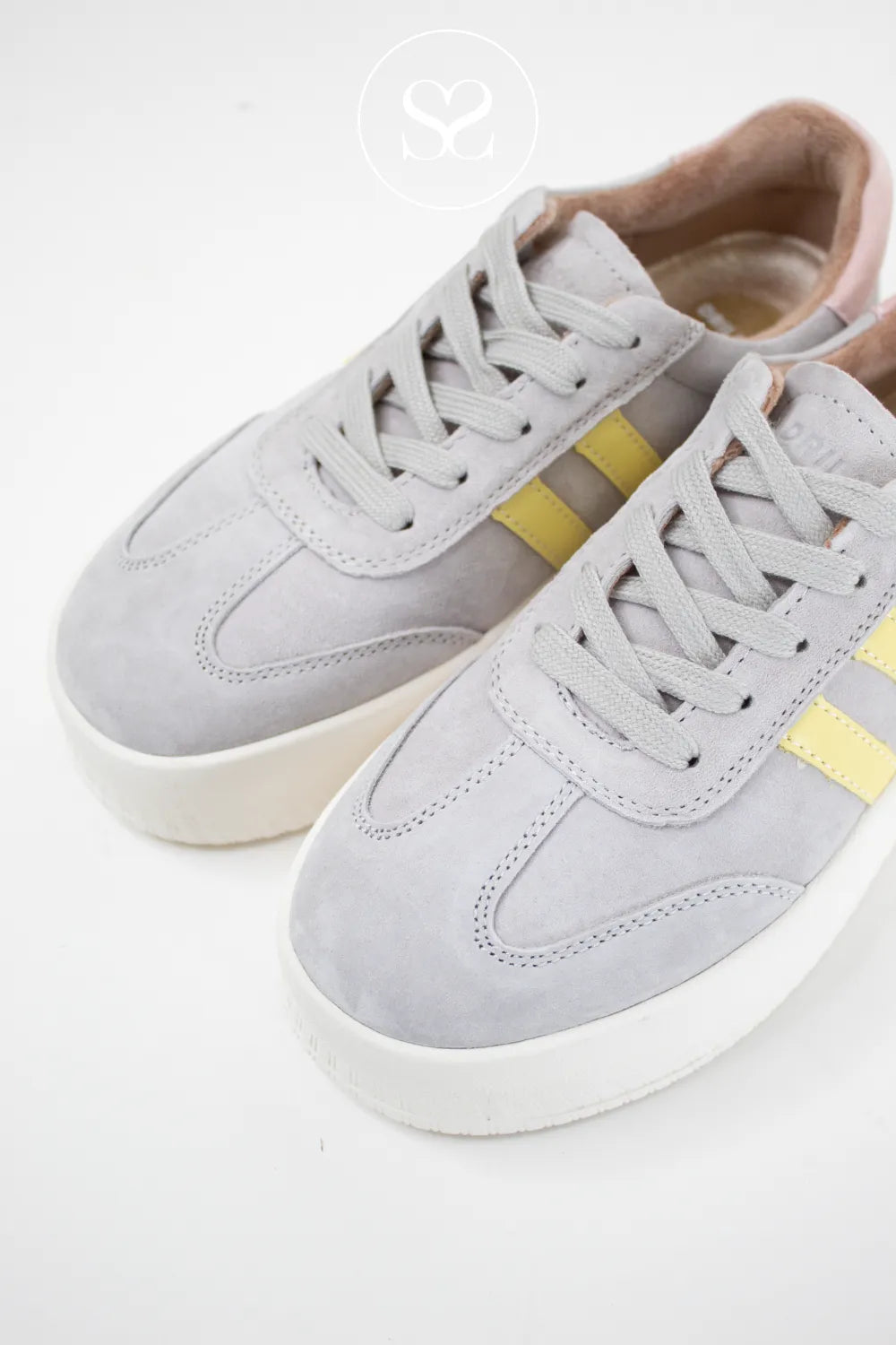DRILLEYS Soft Grey Chunky Trainers - Forty Three