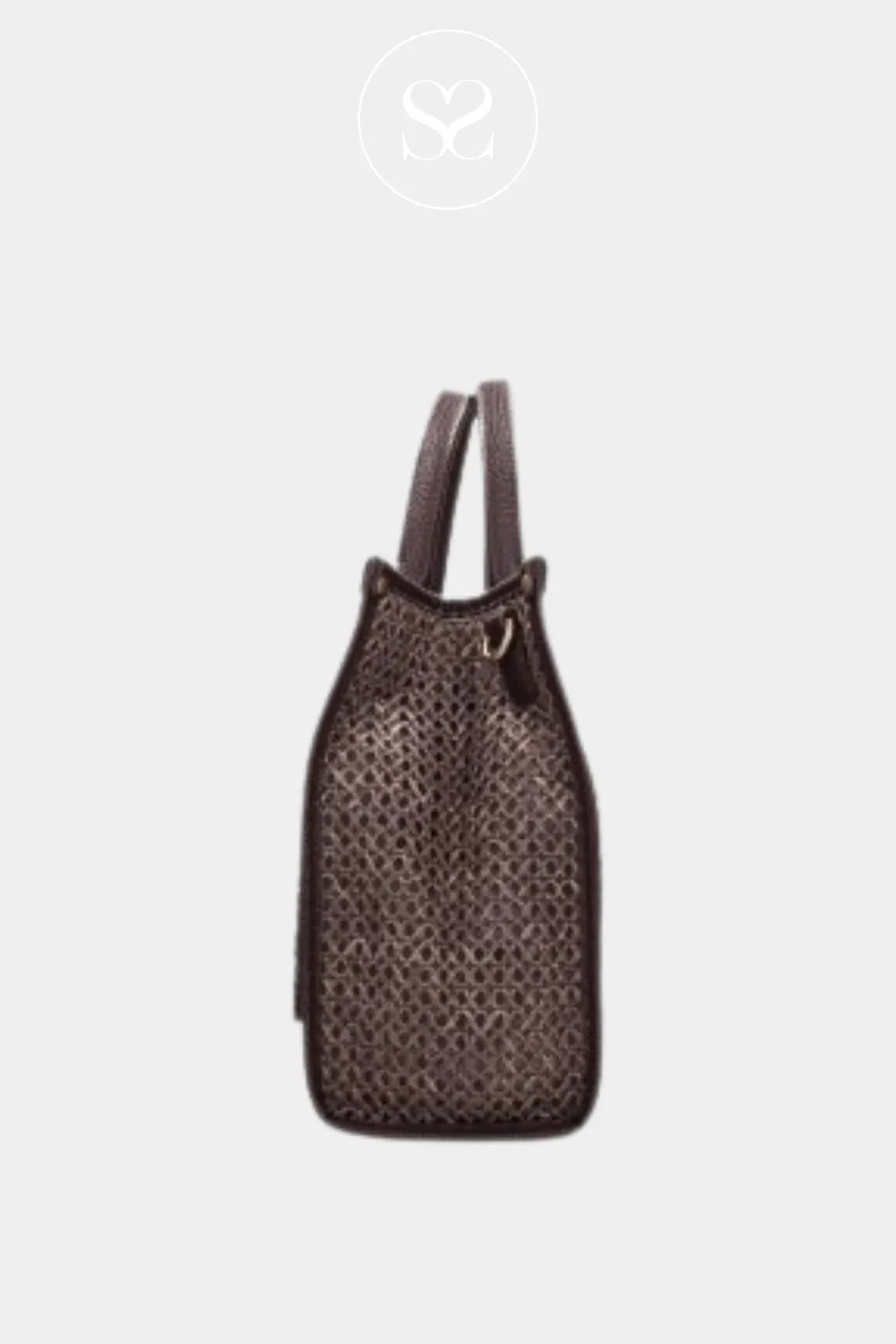 Hispanitas Brown woven Cross-body Handbag - BV264717