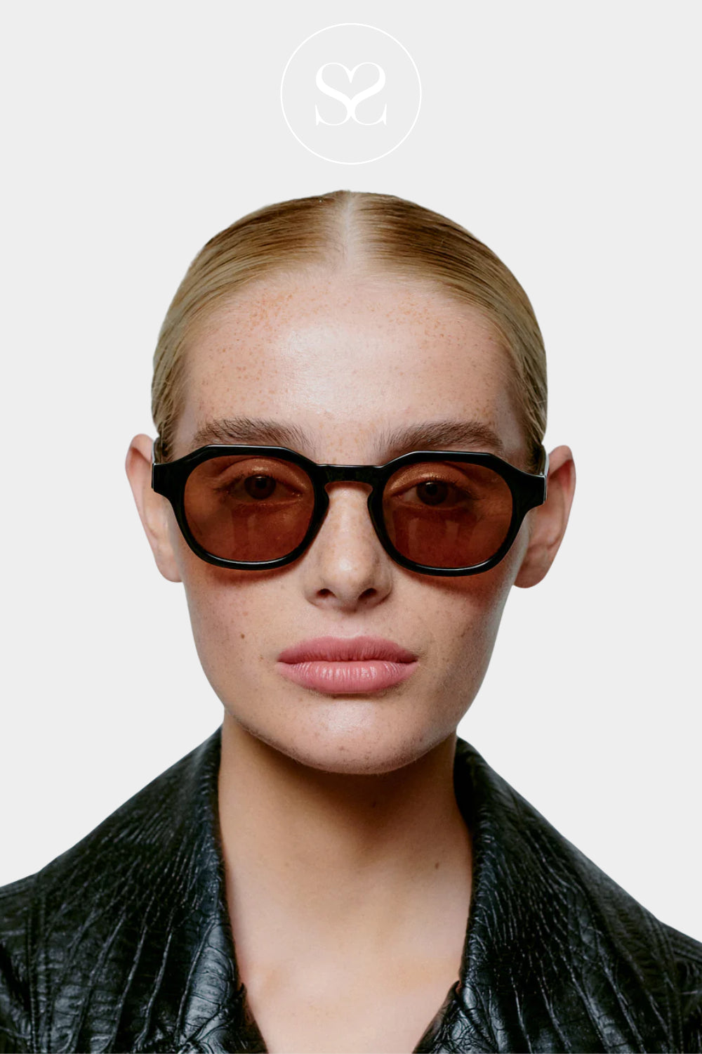 A.KJAERBEDE Black Sunglasses -Zan