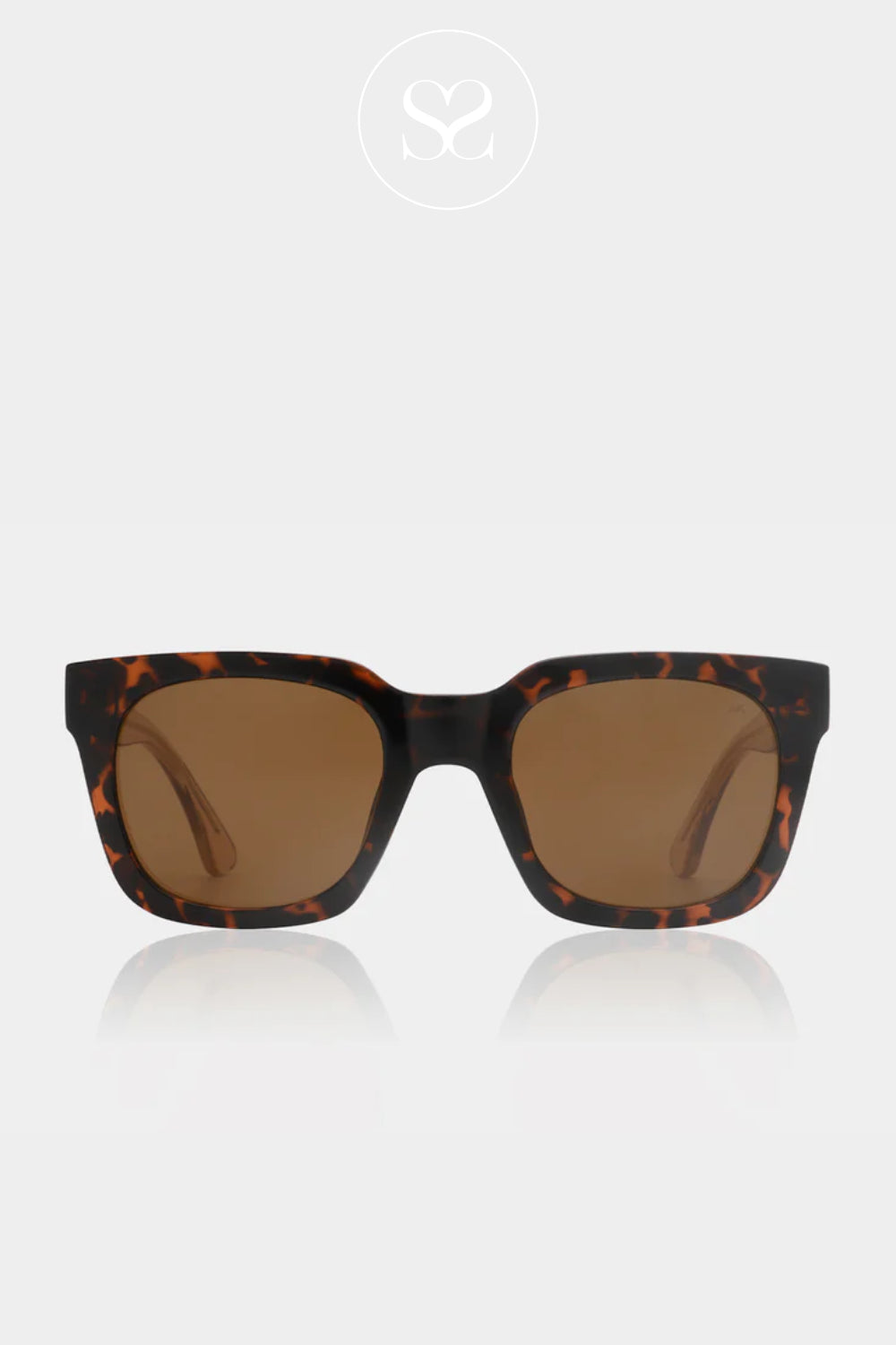 A.KJAERBEDE Demi Tortoise Sunglasses - Nancy