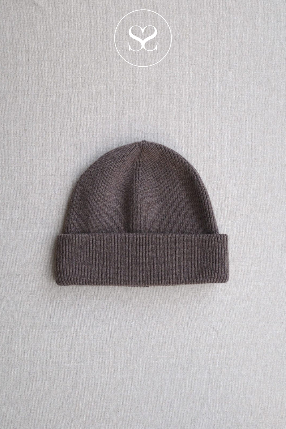Boii Brown Knitted Beanie Hat - Busse Ireland