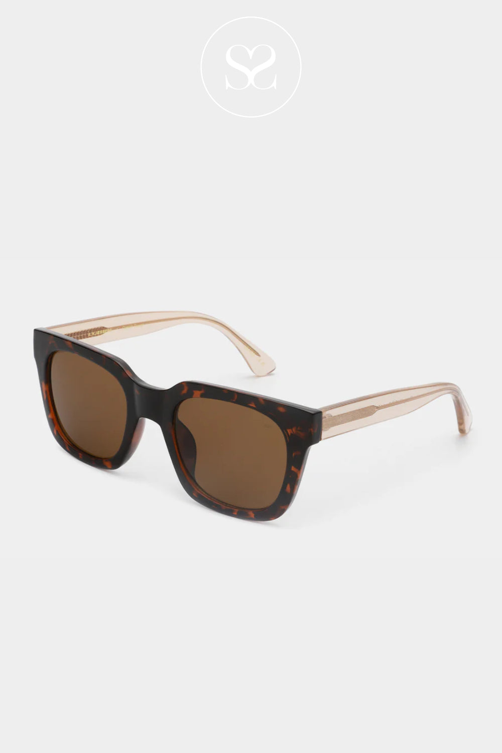A.KJAERBEDE Demi Tortoise Sunglasses - Nancy