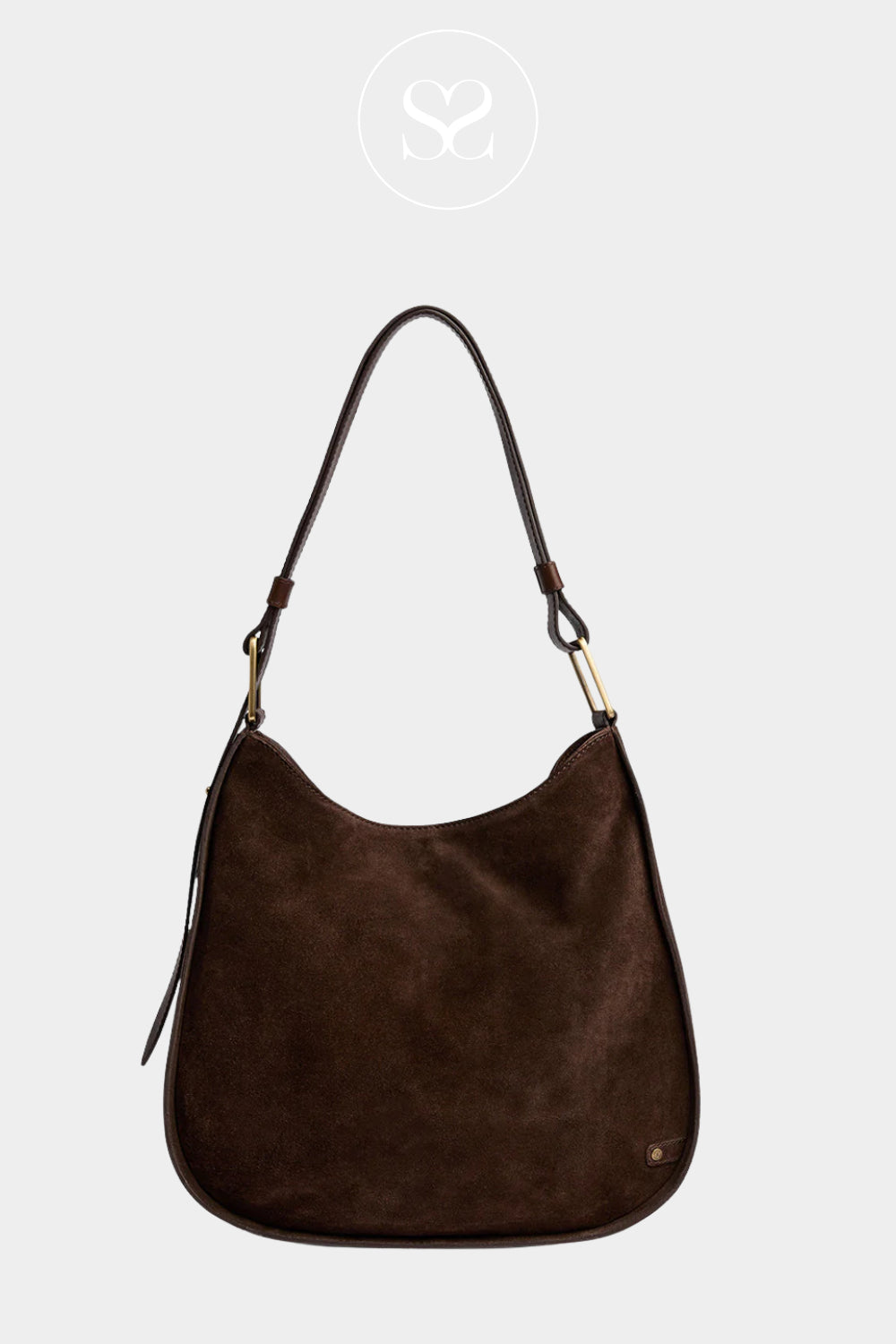 Depeche Brown Suede Shoulderbag 16896 - Ireland