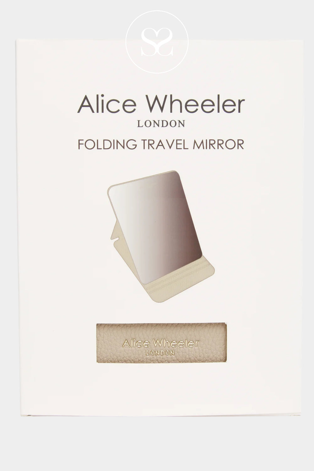 ALICE WHEELER GIFT BOXED TRAVEL MIRROR -IRELAND