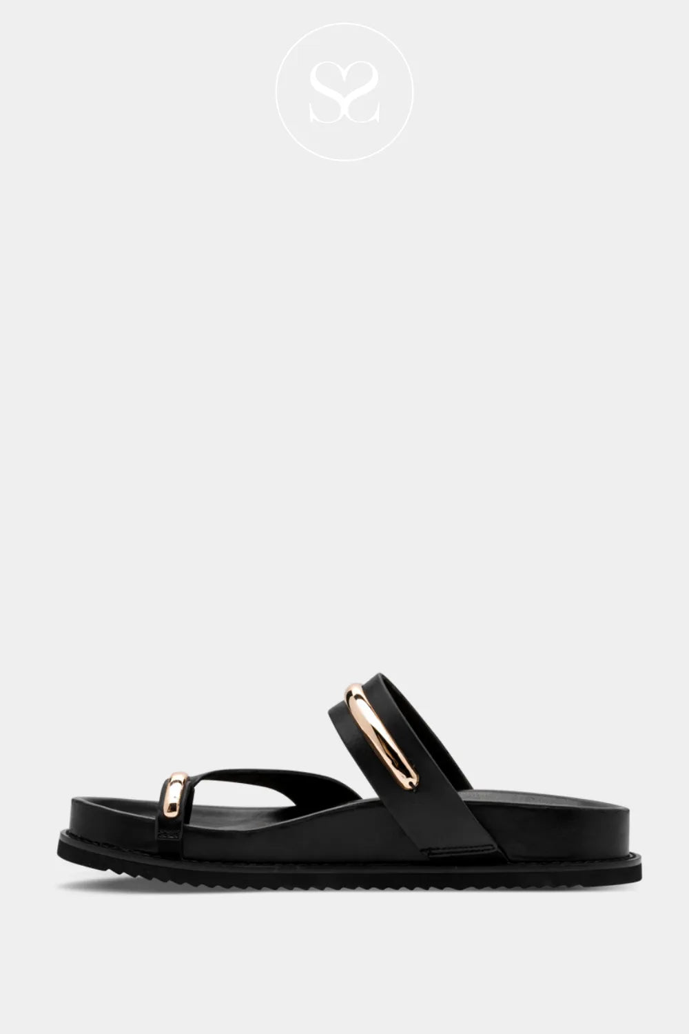 Tamaris Black Toe Thong Gladiator Sandals 1-27415-46 Lightweight and flexible sole ensuring easy, all-day comfort