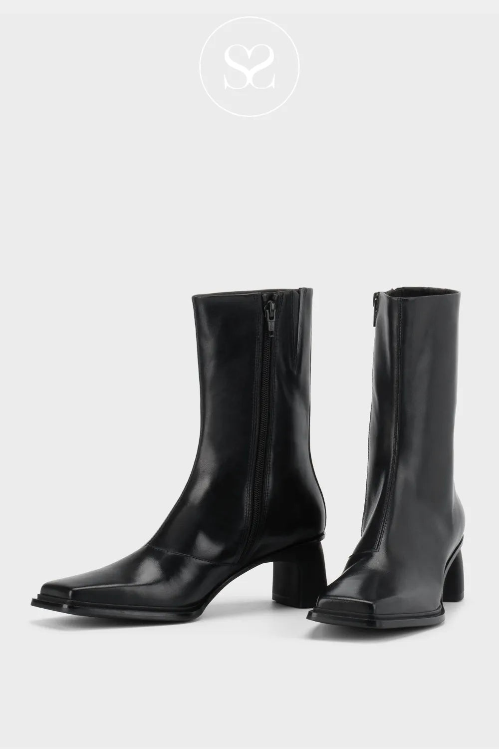 Vagabond Black Ankle Boots - Elvina 6258-101