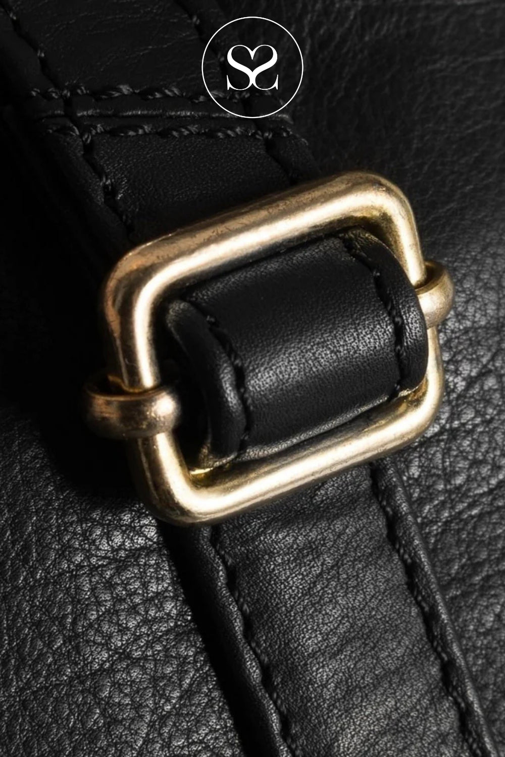 Depeche Black Leather Crossbody Bag - 14132 - Everyday hand bag
