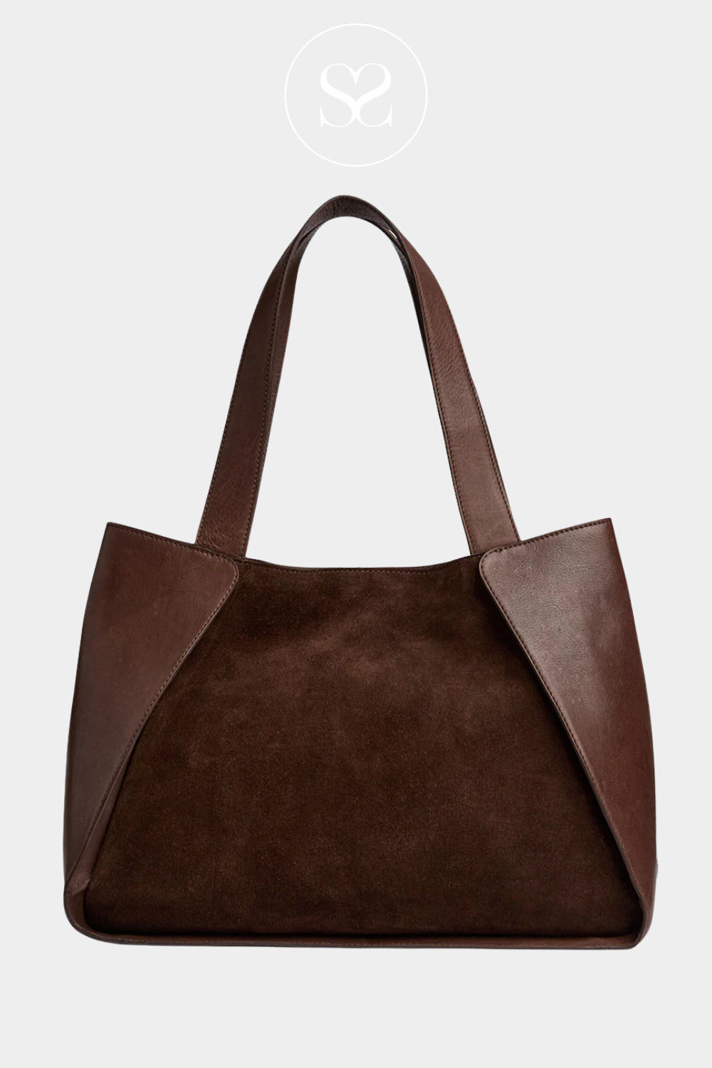 Depeche Brown Suede Shopper - 16892 - Ireland