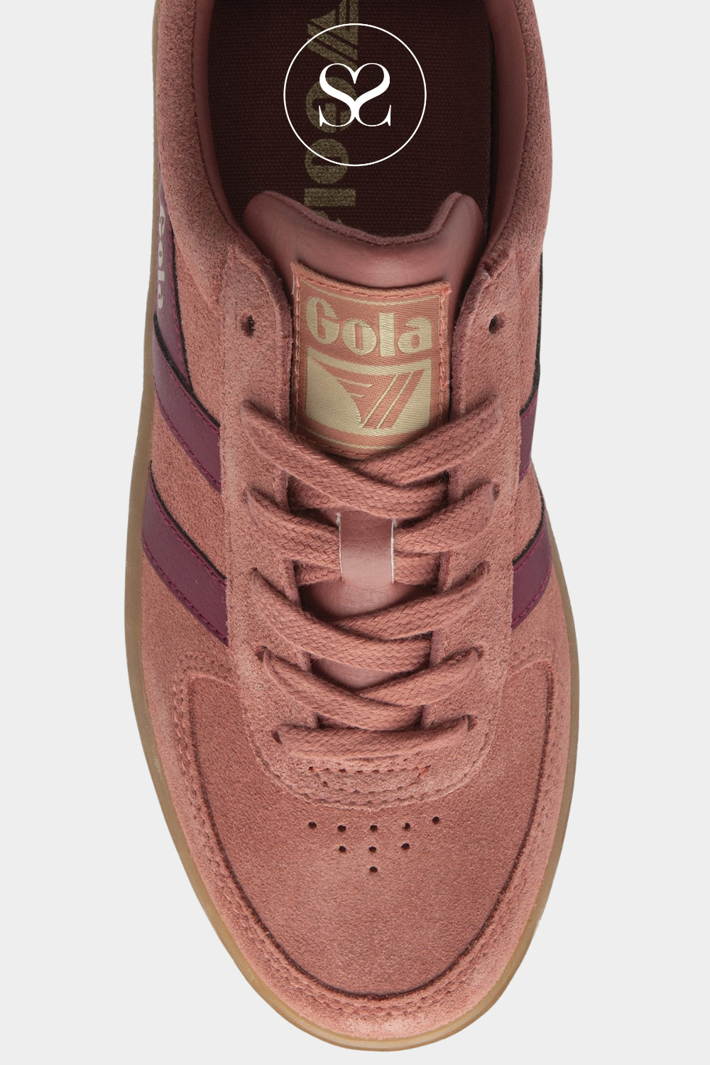 GOLA PINK CHUNKY GUM SOLE TRAINERS FOR WOMEN – GRANDSLAM