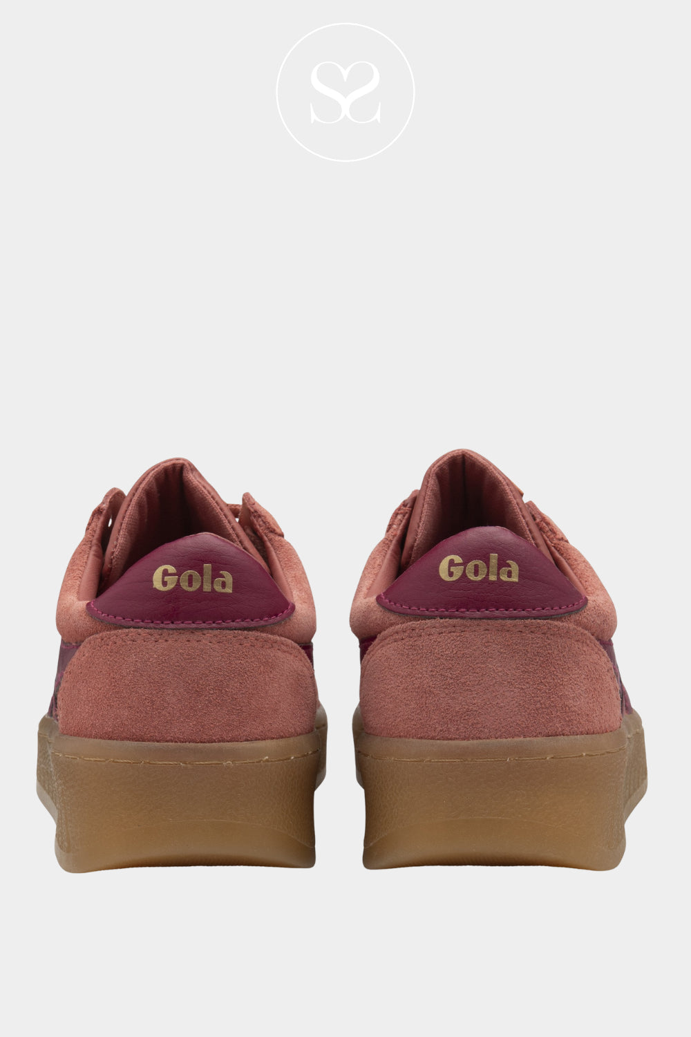GOLA PINK CHUNKY GUM SOLE TRAINERS FOR WOMEN – GRANDSLAM