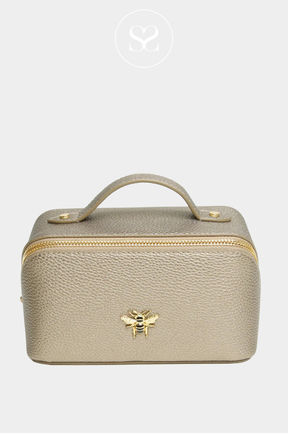 ALICE WHEELER BRONZE MINI MAKEUP BAG - AW0286