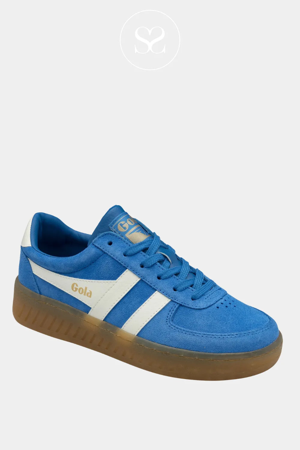 GOLA Blue Chunky Gum Sole Trainers for Women – GRANDSLAM