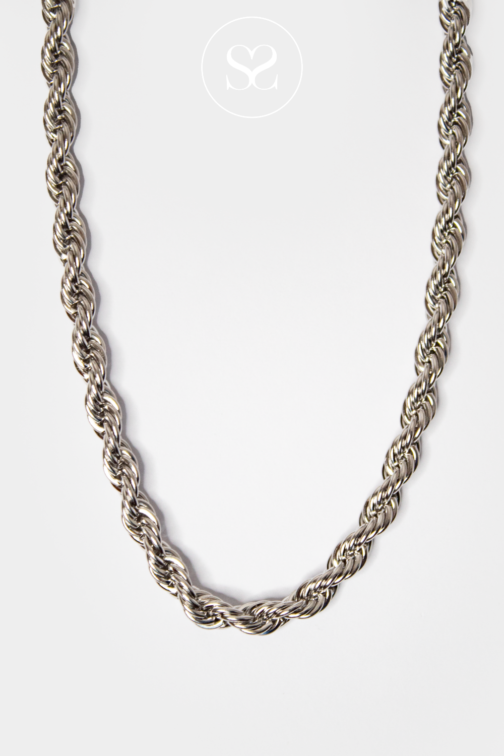 EMMY 06S SILVER ROPE NECKLACE