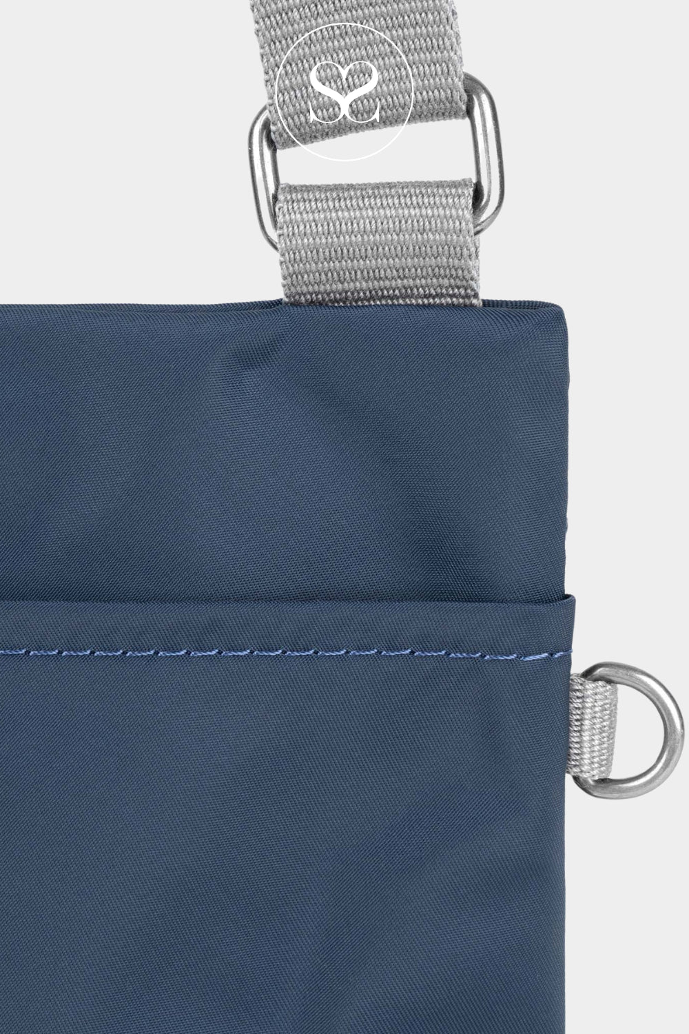Roka Navy (Midnight) Waterproof Crossbody Messenger Bag - Chelsea B