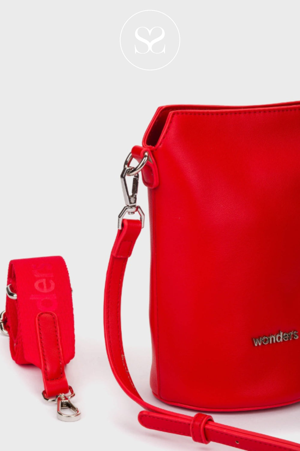 Wonders Red Bucket Bag WB-55036
